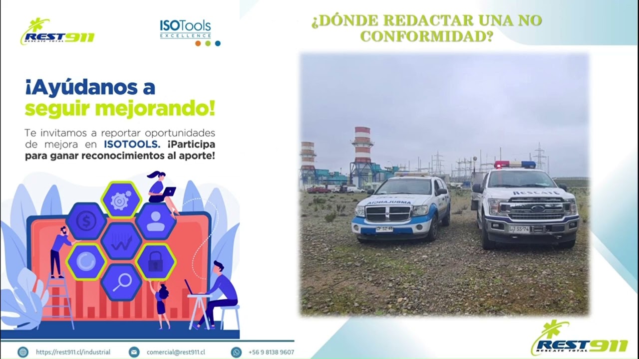 No conformidad y acci&oacute;n correctiva- HSEQ REST911