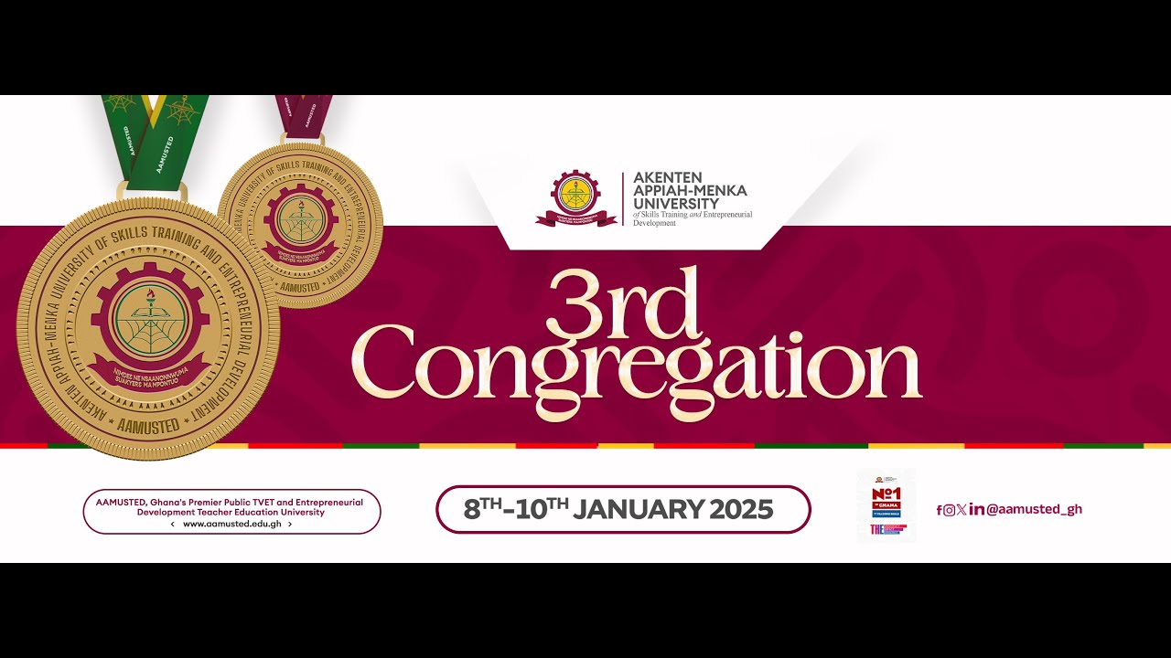 AAMUSTED 3RD CONGREGATION CEREMONY