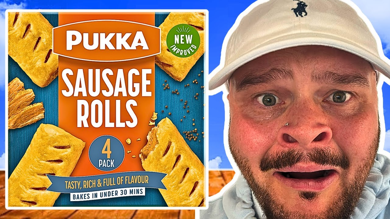 REVIEWING ENGLANDS BEST AND CHEAPEST SAUSAGE ROLL!