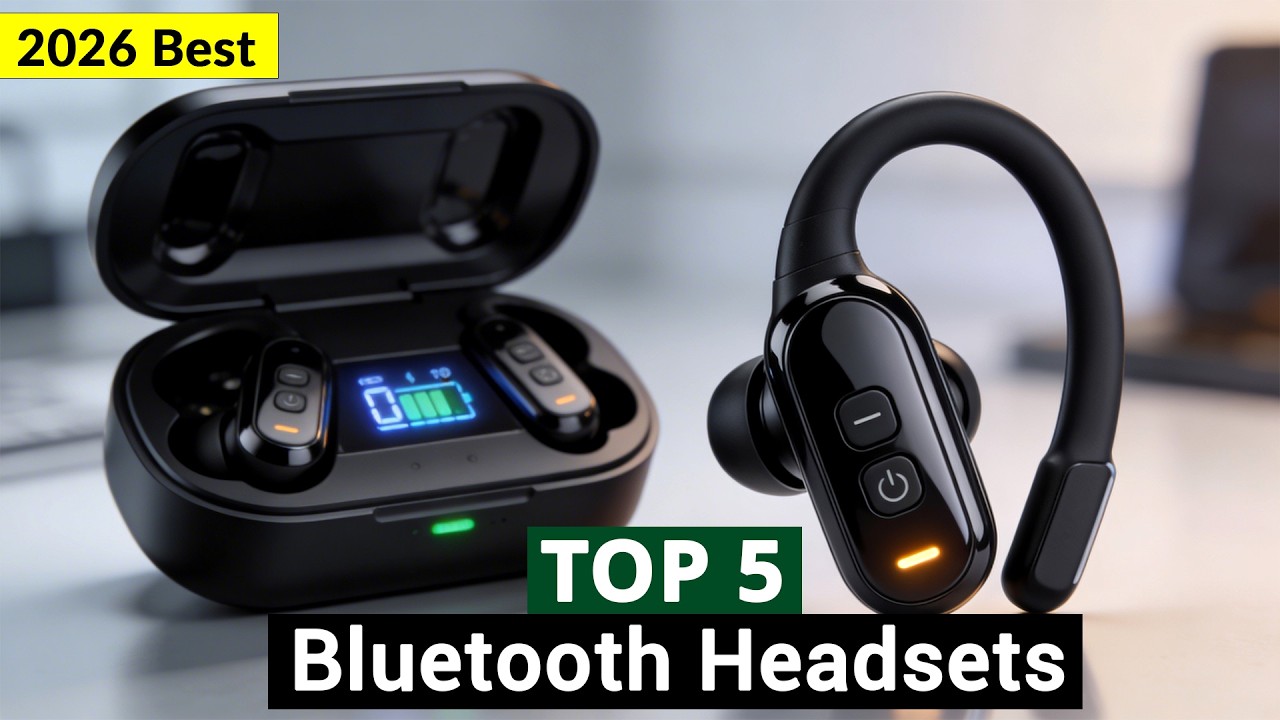 Top 5 Best Bluetooth Headsets in 2026 (For Calls & Music!)