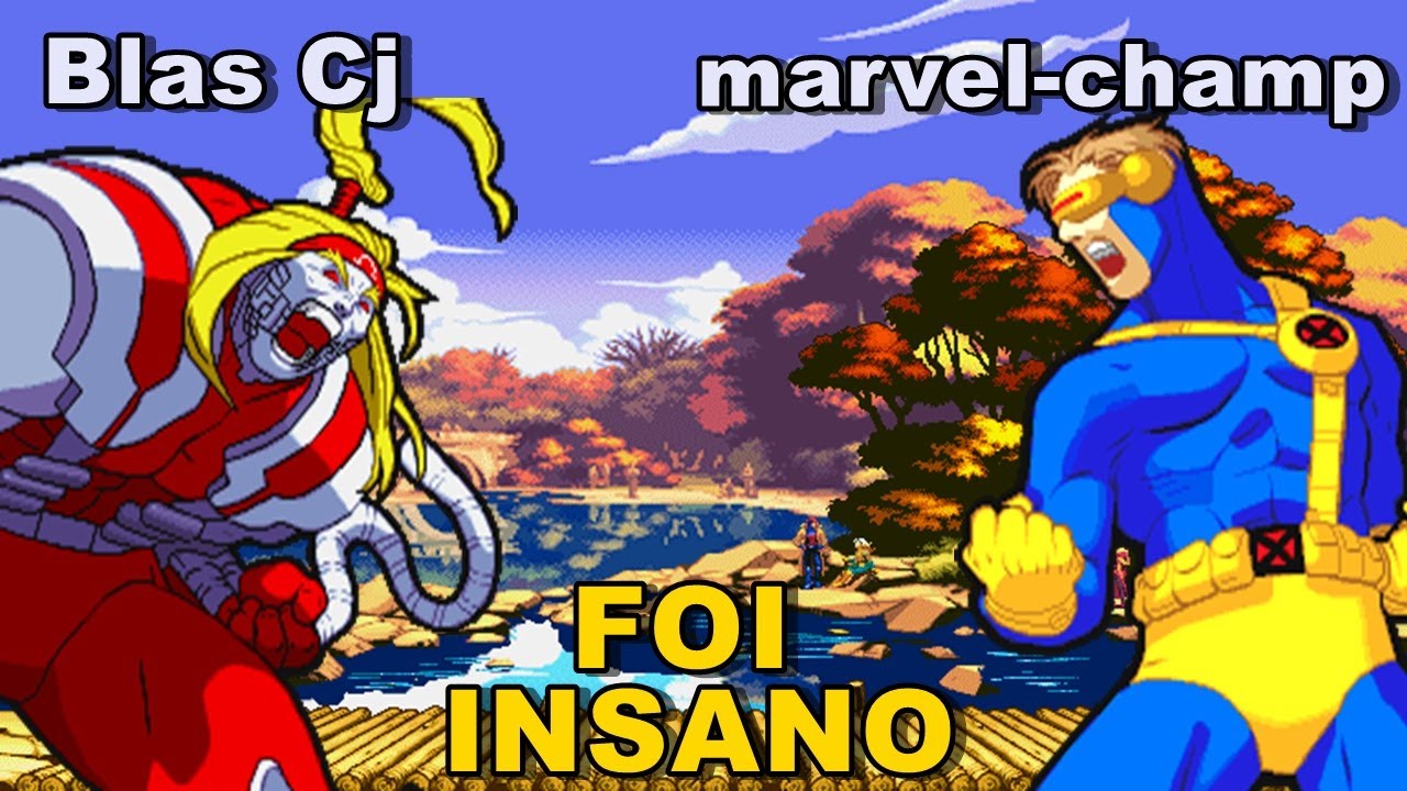 Esse Duelo Foi Insano - Marvel Super Heroes vs Street Fighter.