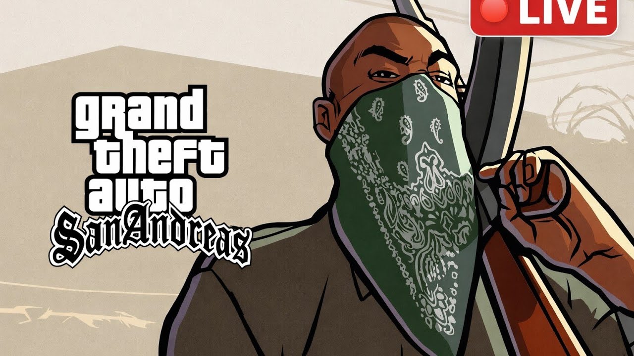 🔴 LIVE NOW | GTA SA Full Action Gameplay | The Game Wolf 🐺