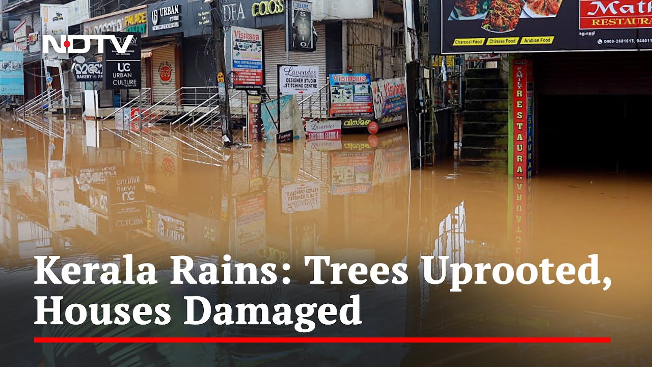 Kerala Sees Waterlogging, Power Blackouts Due To Heavy Rainfall