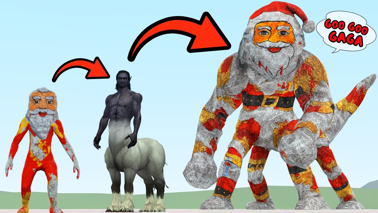I MADE NEW EVOLUTION OF GOO GOO GAGA CENTAUR MEMES In Garry's Mod