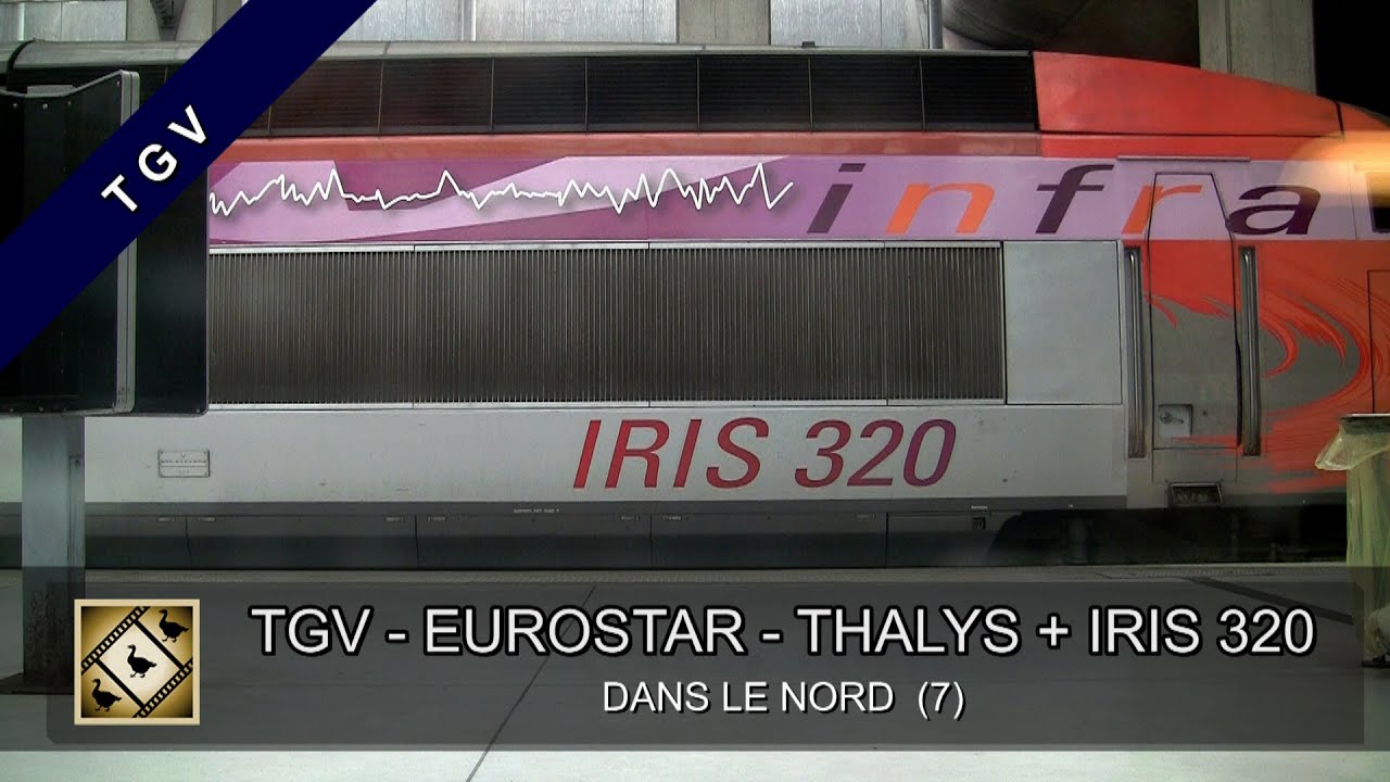TGV, Eurostar et Thalys dans le Nord (7) + Iris 320
