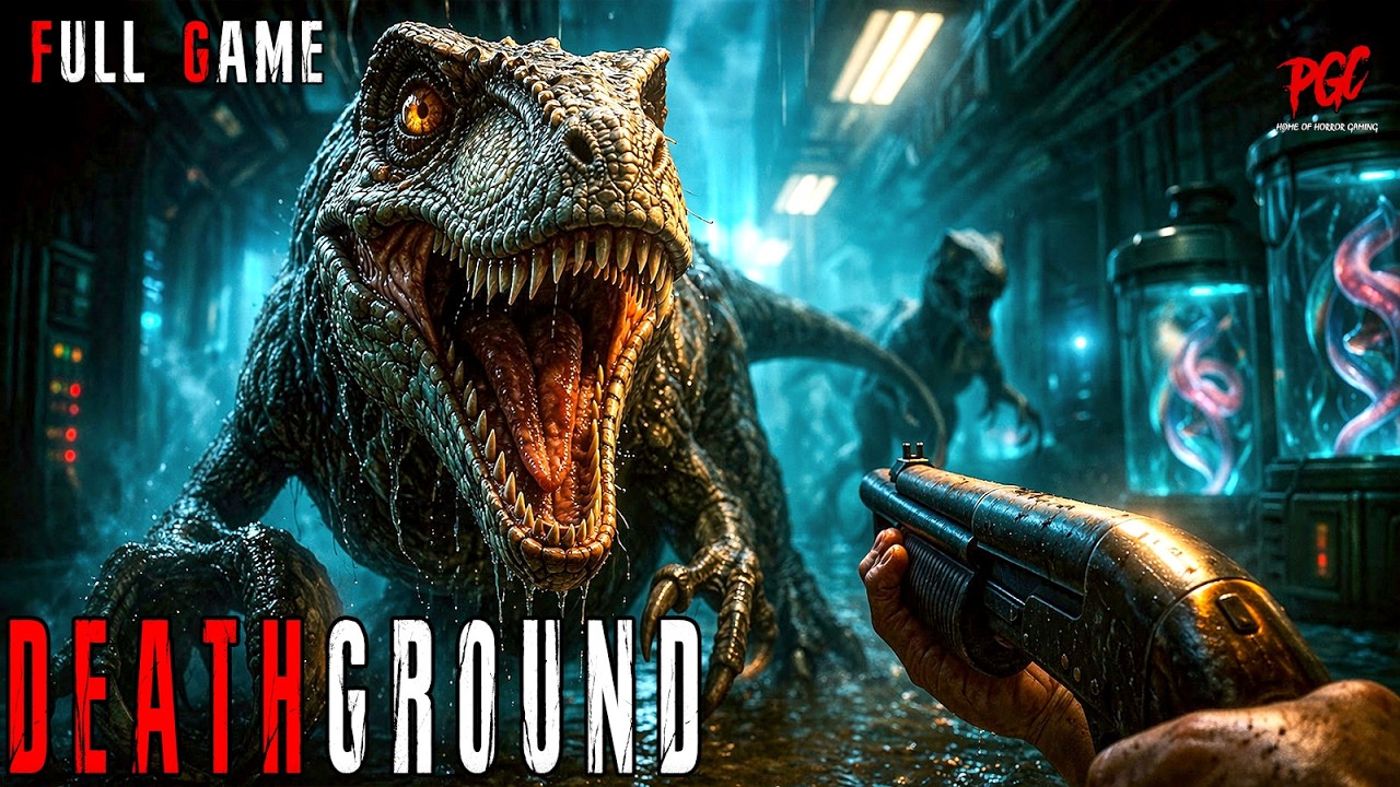 DEATHGROUND: Raptor Nest (4K) – No Commentary | Dinosaur Lab Survival Horror