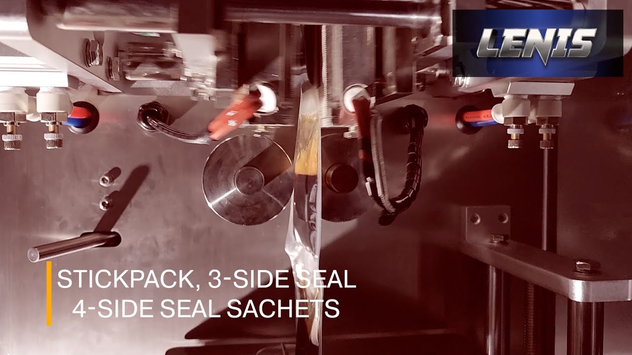 LENIS MACHINES LMSTS-450 Series 3-Side 4-Side Sealed Sachet Stickpack Packing Machine