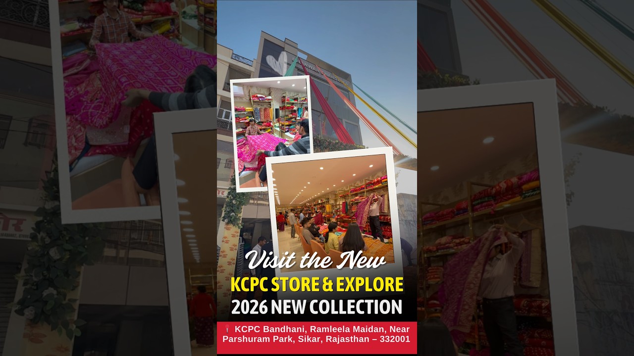 🎀 💫 Visit the New KCPC Store  & Explore 2026 New Collection 🫶...#shorts #saree #latest #trending .