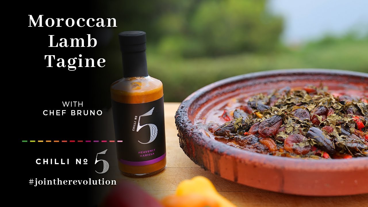 Moroccan Lamb Tagine 🇲🇦 Recipe  | Tunisian Cuisine  | Harissa Paste & Sauce  |  Spicy Food Recipe