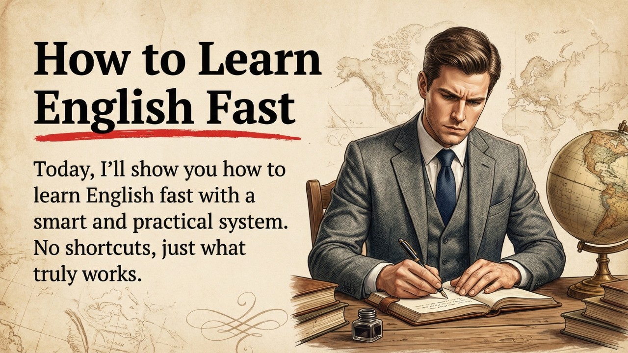 How to Learn English Fast 🚀 The 