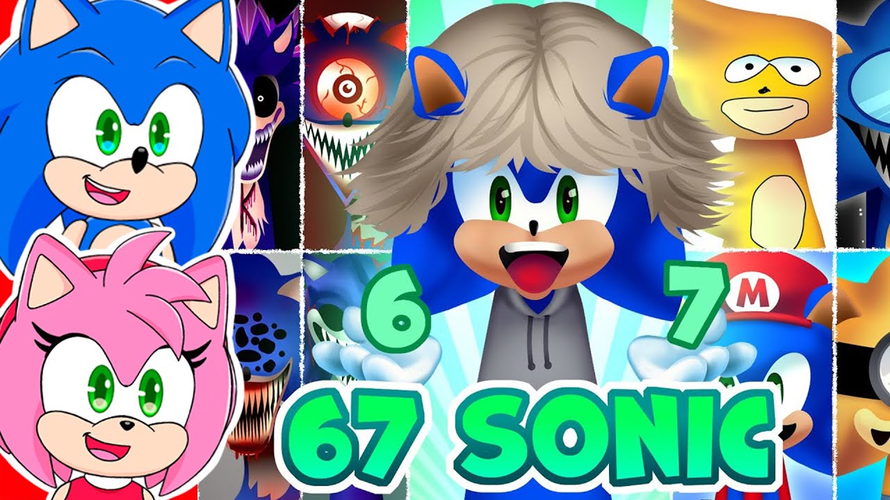 Соник и Эми смотрят Sonic EXE Фаза 1 против Фаза 2 против Фаза 3-71 против Фаза 67 Incredibox Spr...
