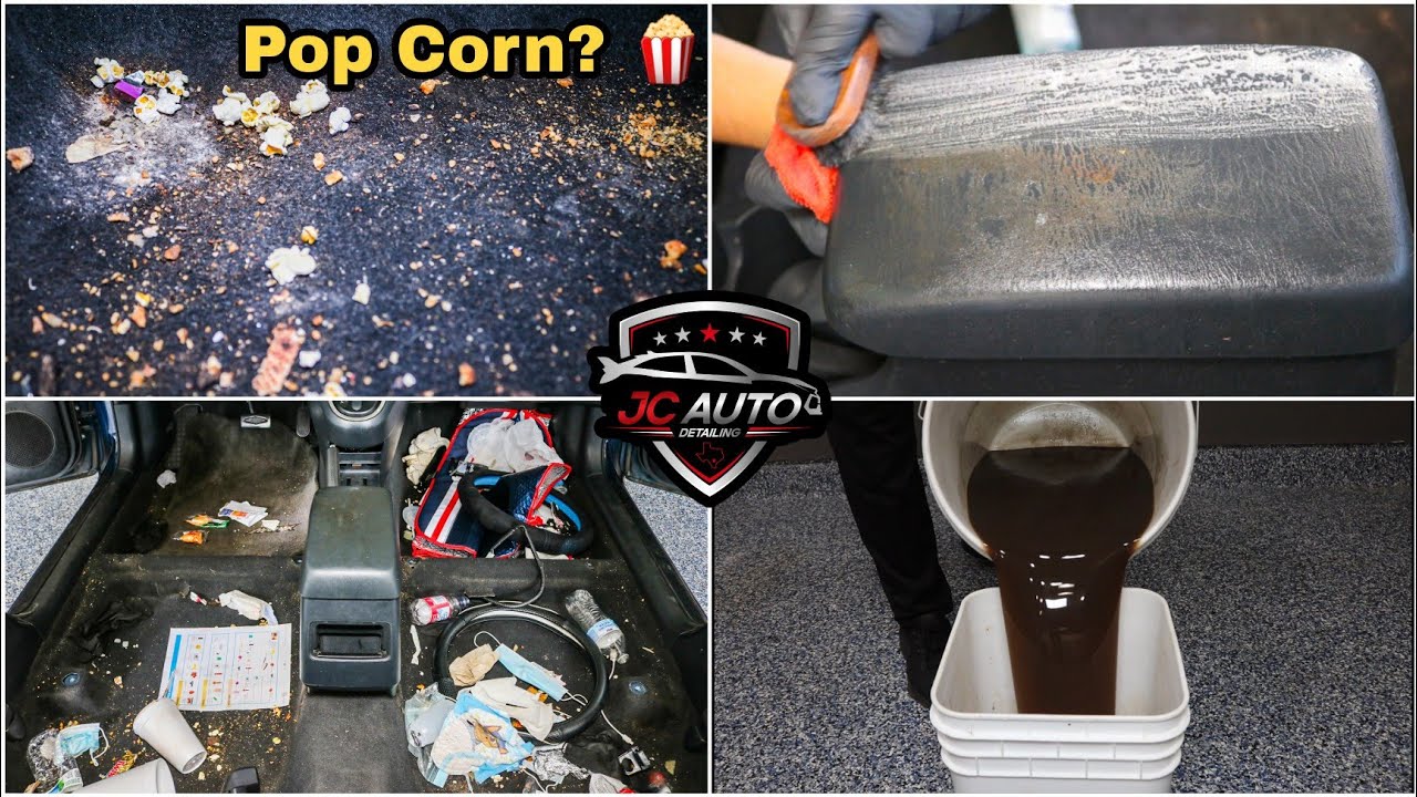 Deep Cleaning The Interior Of NASTY Toyota Matrix | Satisfying & Amazing Transformation!!