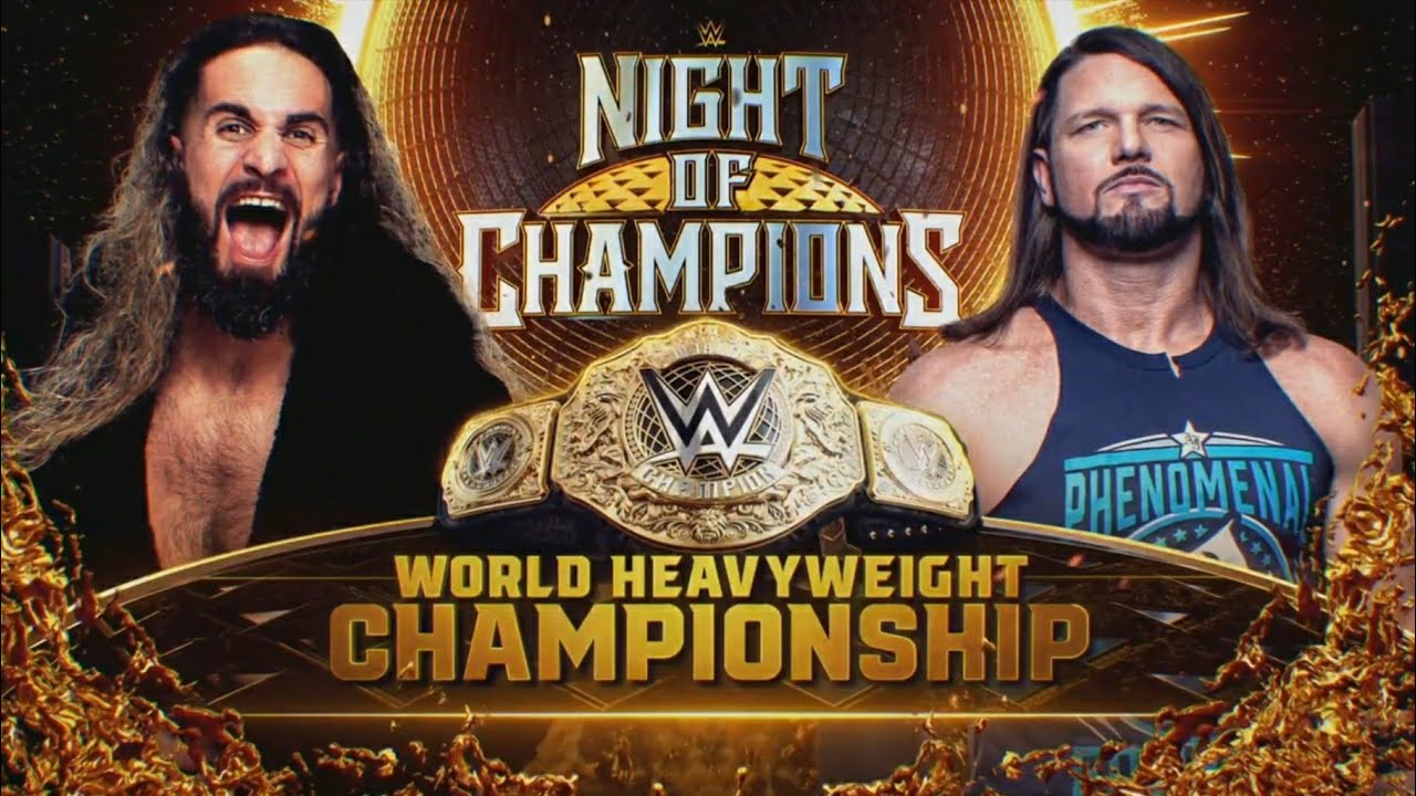 WWE Night Of Champions 2023 Full And Official Match Card HD