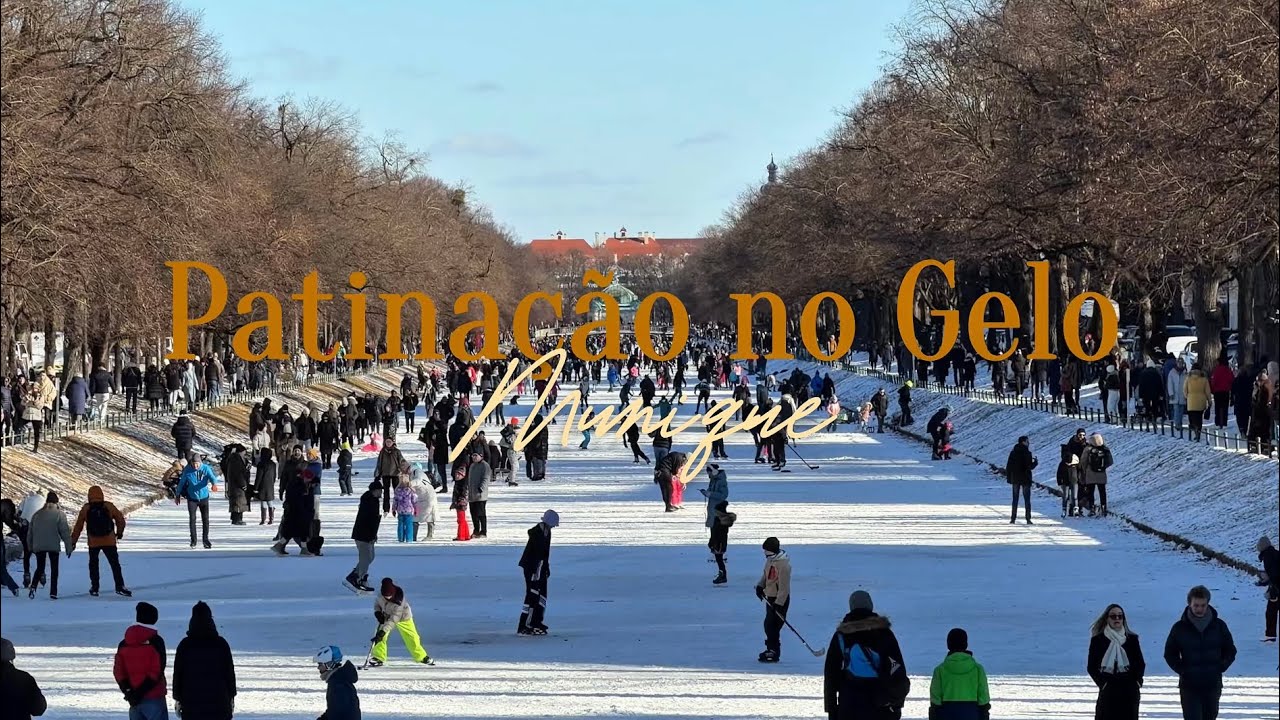 Ice Skating at Schloss Nymphenburg | Winter in Munich 🇩🇪