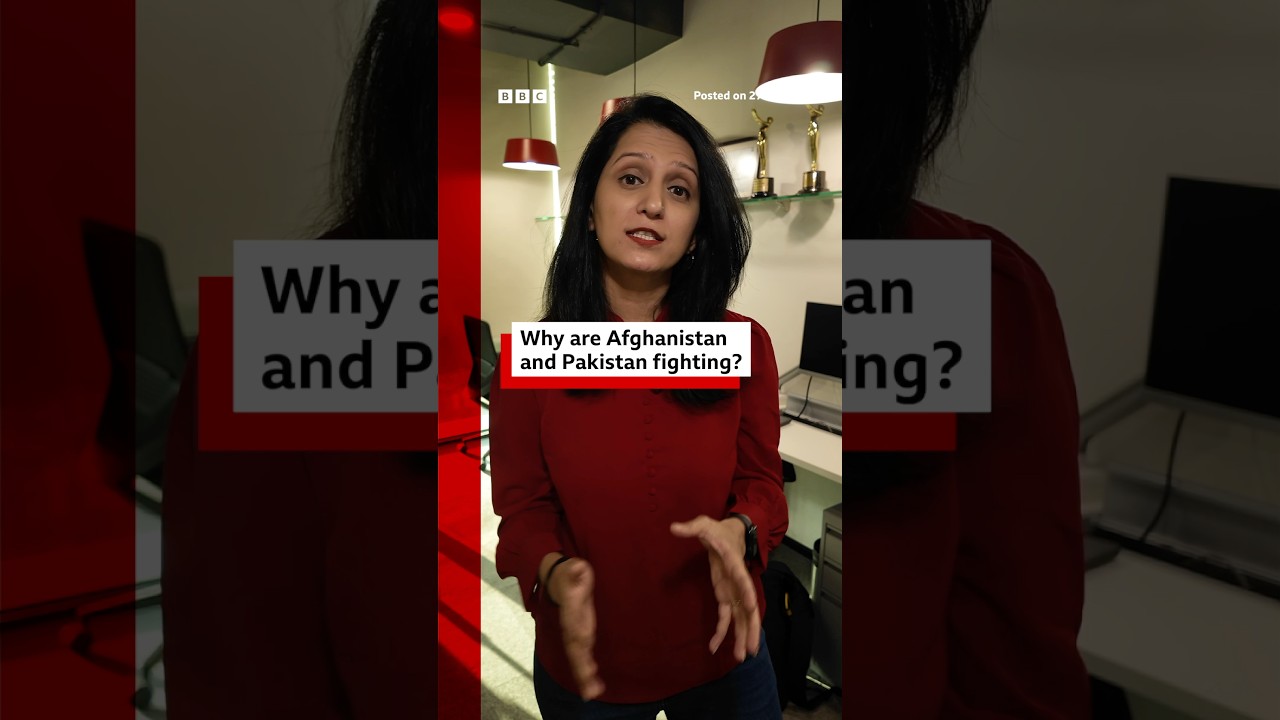 Why are Afghanistan and Pakistan fighting? #Afghanistan #Pakistan #BBCNews