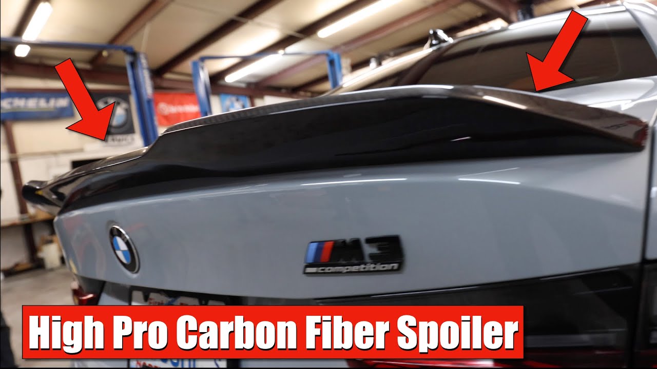 How to Install a Carbon Fiber Spoiler / G80 M3 / Suvneer High Pro Spoiler