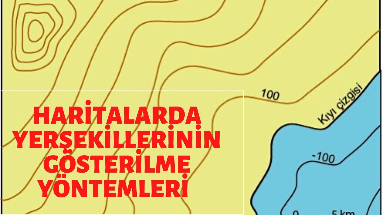 Haritalarda Yerşekillerinin Gösterilme Yöntemleri