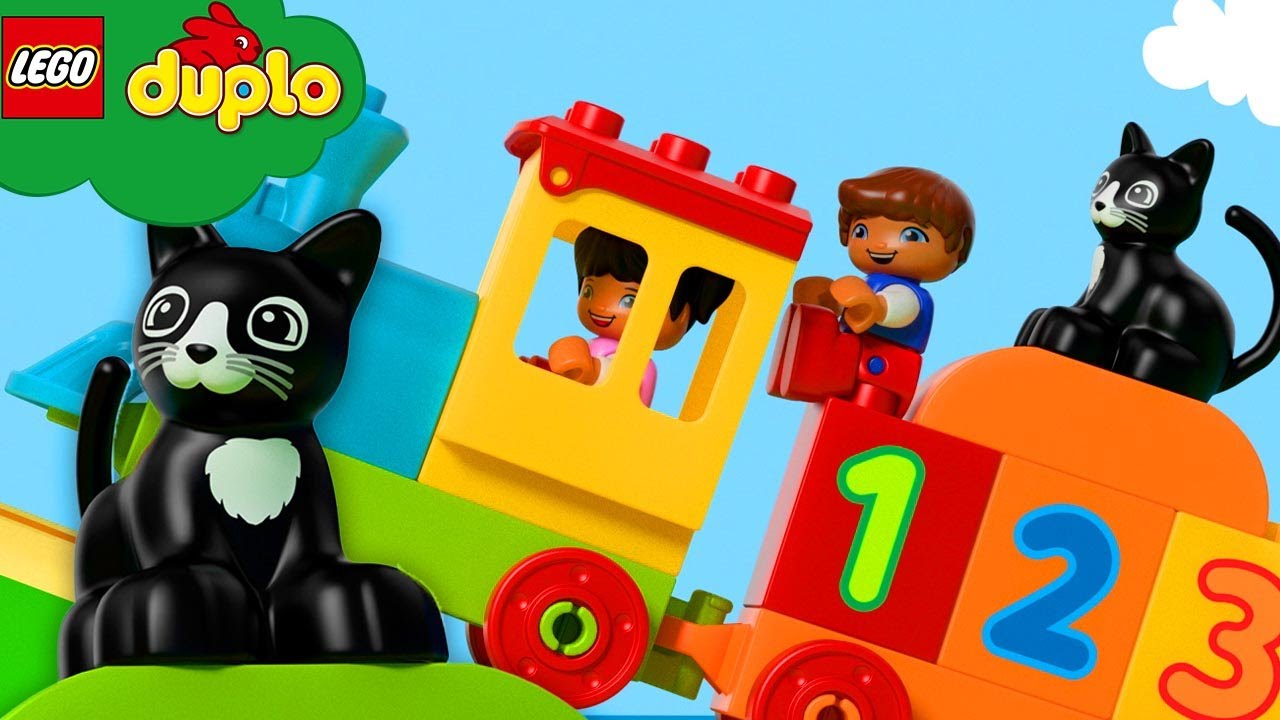#LEGO | Pociąg z cyferkami | LEGO DUPLO | Bajki i piosenki dla dzieci! | Moonbug Kids