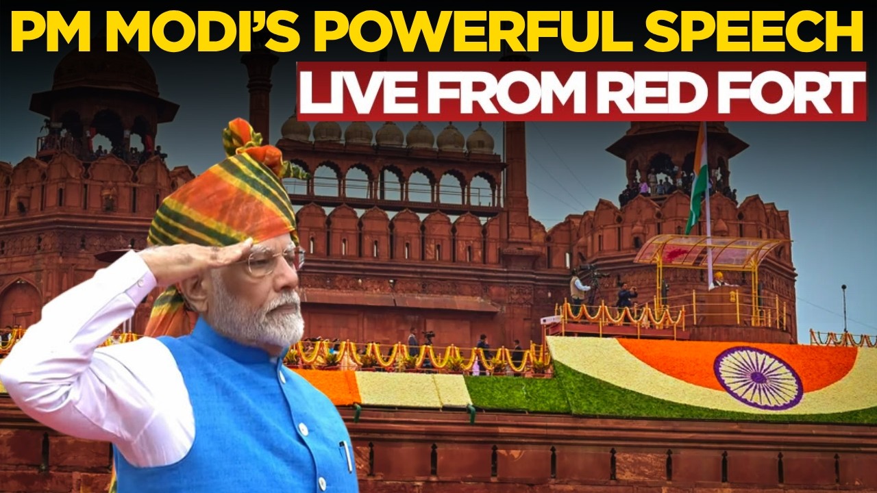 PM Modi News LIVE | PM Modi's Iconic Red Fort Speech | Independence Day 2026 LIVE | PM Modi LIVE