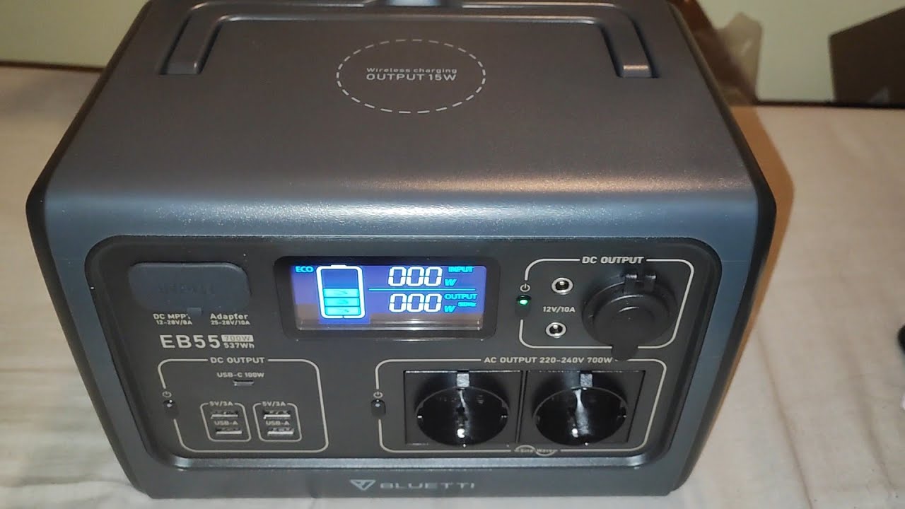Voilà petite nouvelle dans la gamme des Power Bank la EB55 de chez bluetti dépannage et explications