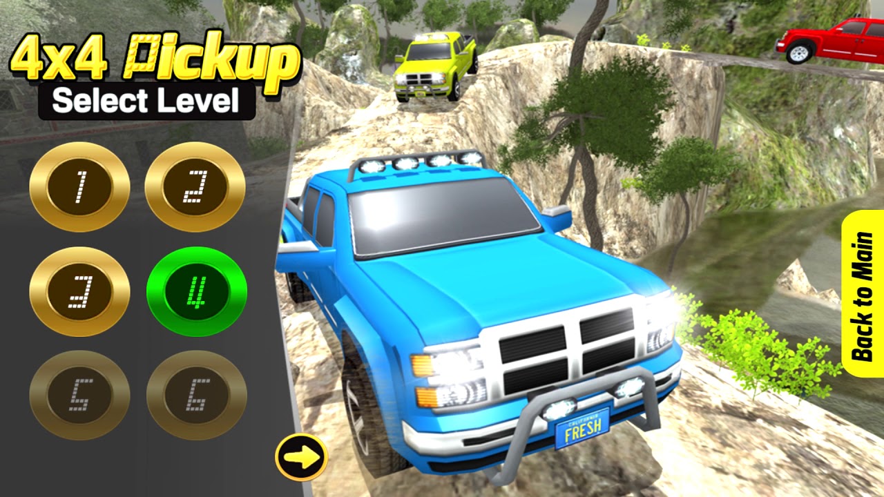 Pickup Truck Driving Simulator Uphill 3D 2019 #1 - Truck Game Offroad Android Gameplay