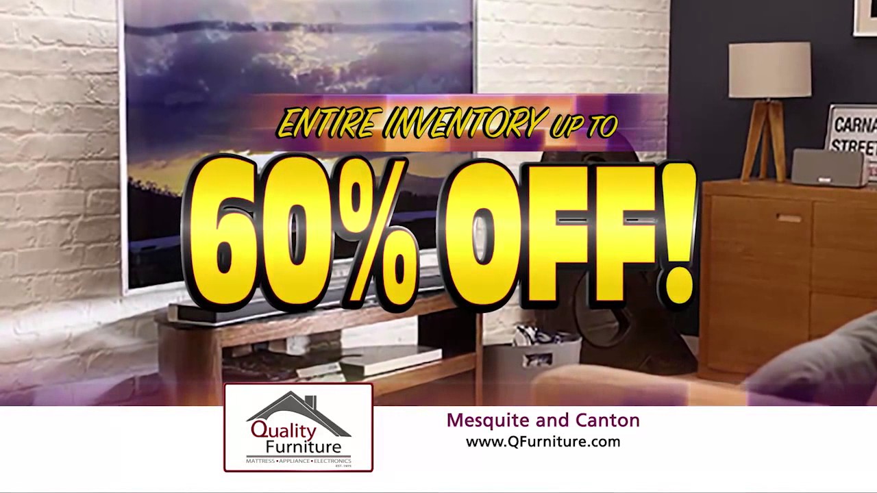 Quality Furniture (TX): Restructuring Sale Ongoing! Entire Inventory Up to 60% Off
