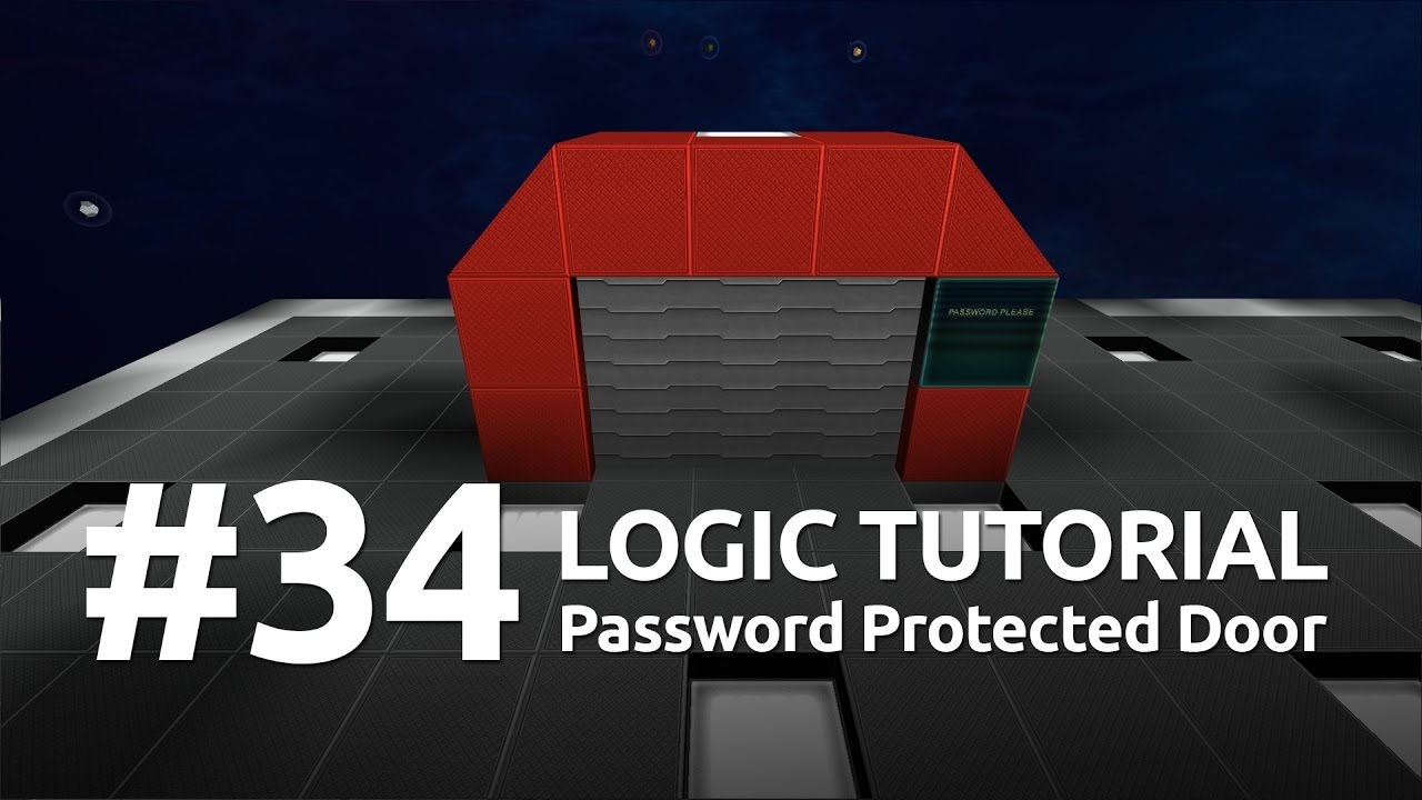 Starmade Logic #34 - Password Protected Door