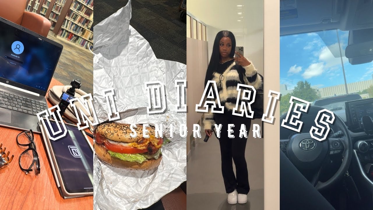 UNI DIARIES || last first day, grwm, taking notes, whats in my bag, etc. || Amanda Nnoli