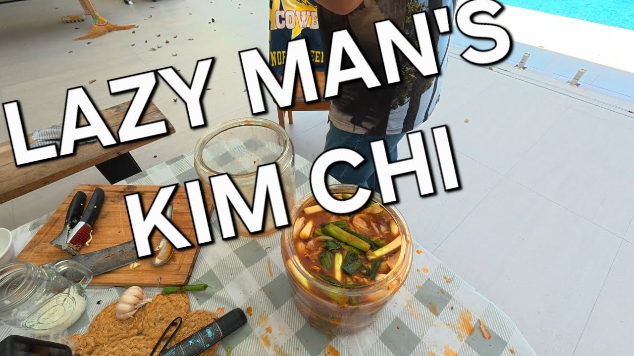 How I make easy Kim Chi, a fantastic probiotic for a healthy gut micro biom 