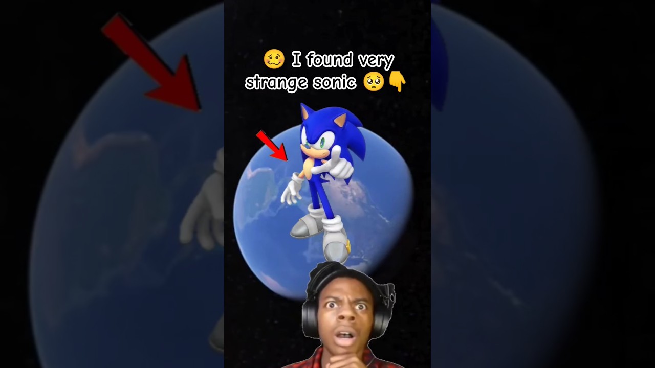 🥴 I found very strange sonic 🥺👇 on the Google maps and google earth #mapvideo #viralvideo #ytshorts