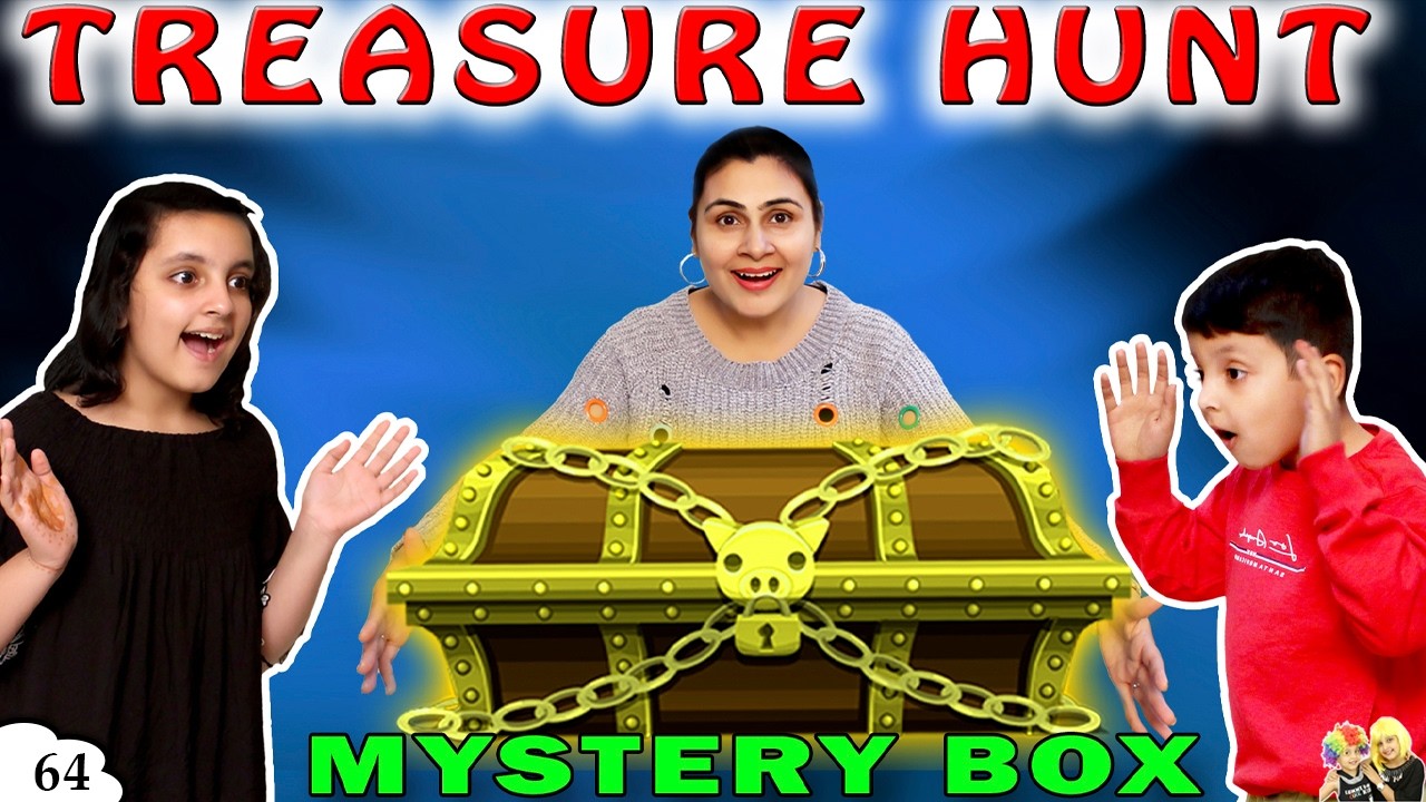 TREASURE HUNT CHALLENGE | Indoor Funny Game for Kids | Mystery Box | Ep 64 Aayu and Pihu Show