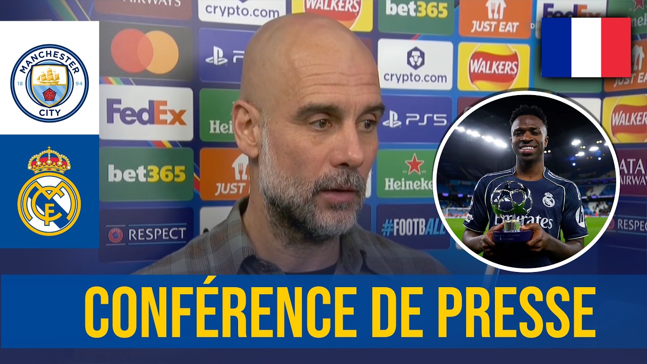 🇫🇷🎙️ GUARDIOLA, VINICIUS ET ARBELOA EN CONFÉRENCE DE PRESSE (MANCHESTER CITY 1-2 REAL MADRID)
