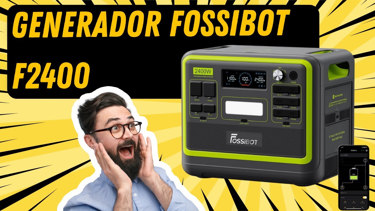 🔋☀️ Generador FOSSiBOT F2400 | Review en Espa&ntilde;ol