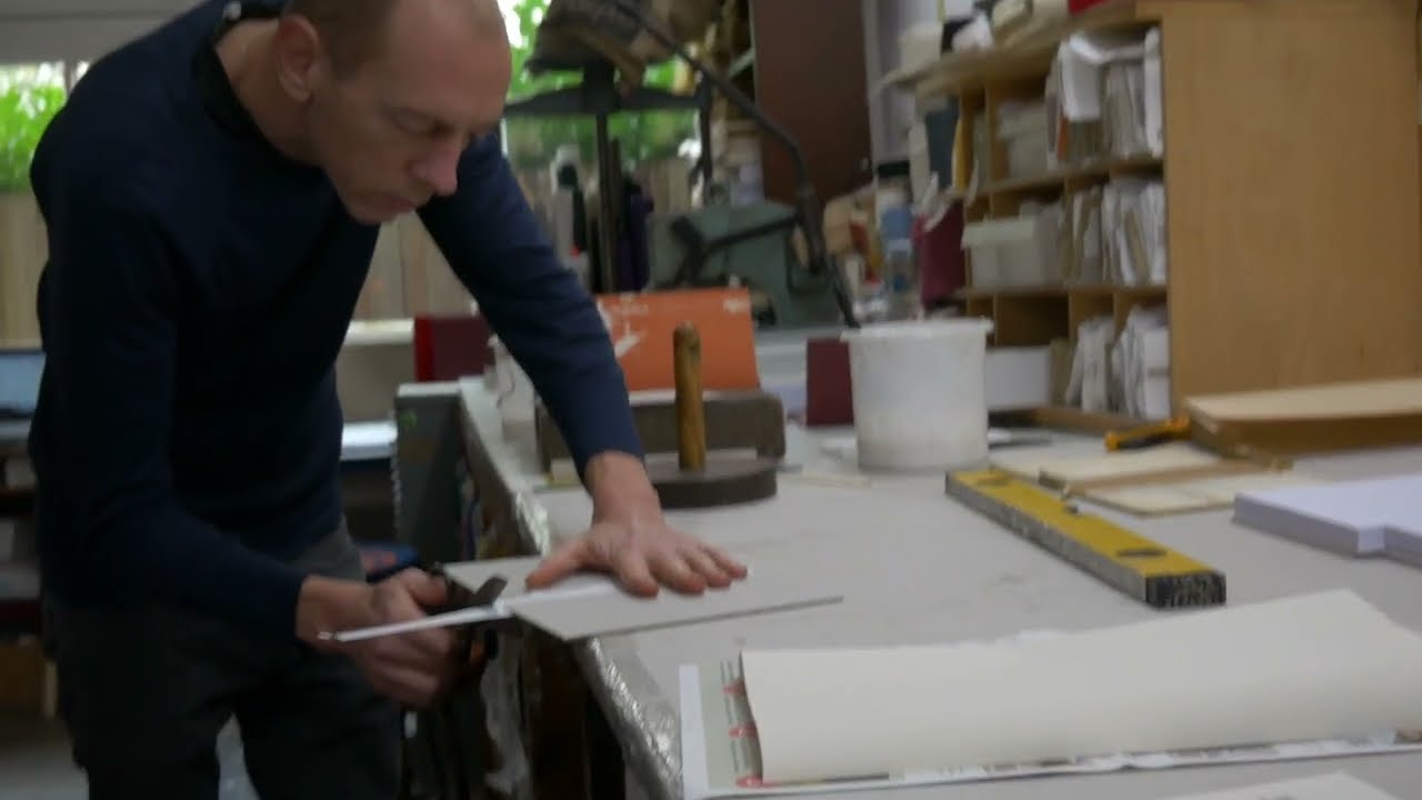 Bookbinding documentary Loogman's bookbindery Amsterdam our book binding history
