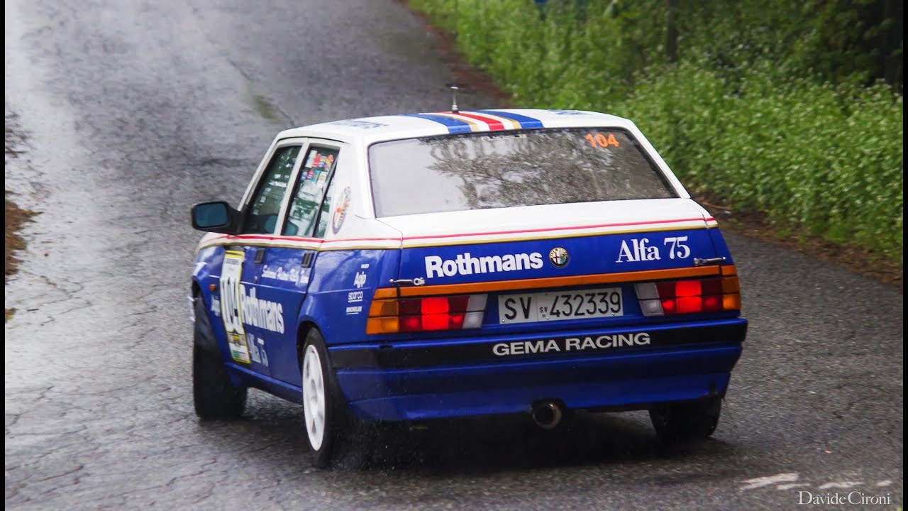 Alfa 75 2.5 V6 Rothmans (Teaser PS1) - Davide Cironi Drive Experience