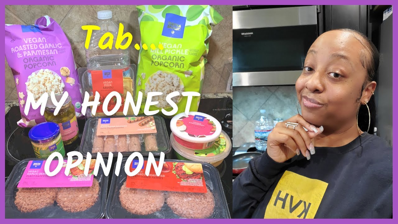 Tabitha Brown's Target Vegan Food Review & Reaction | Cook & Taste with Me | Vegan Food Review