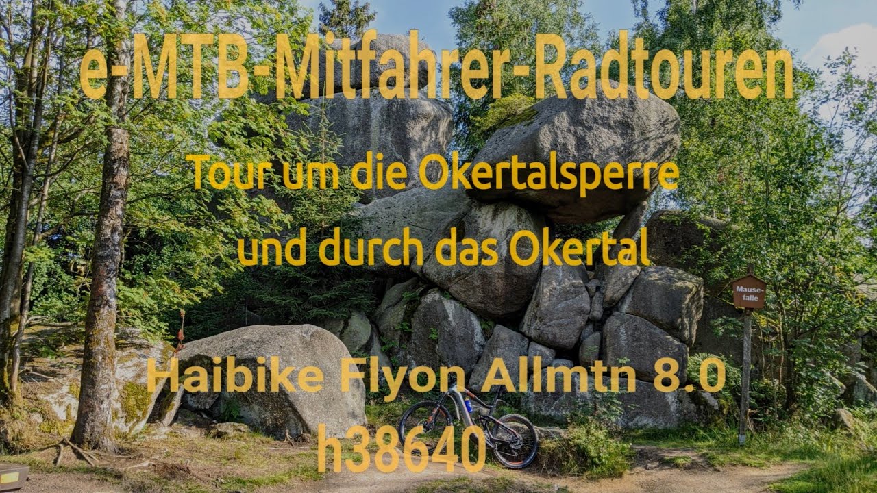 e-MTB Radtour um die Okertalsperre (Flyon Allmtn 8.0)