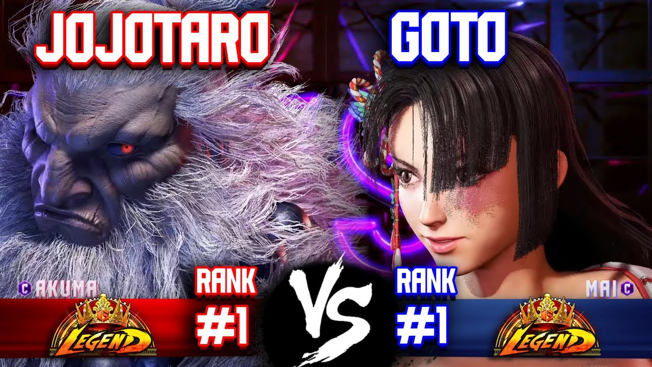 SF6 ▰ JOJOTARO (#1 Rank Akuma) vs GOTO (#1 Rank Mai) ▰ High Level Gameplay