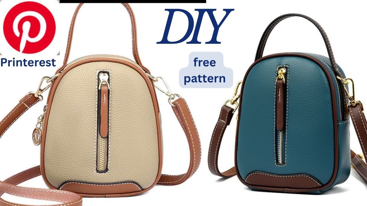 Мастер-класс по изготовлению кожаной сумки через плечо своими руками | Простая выкройка и пошагов...