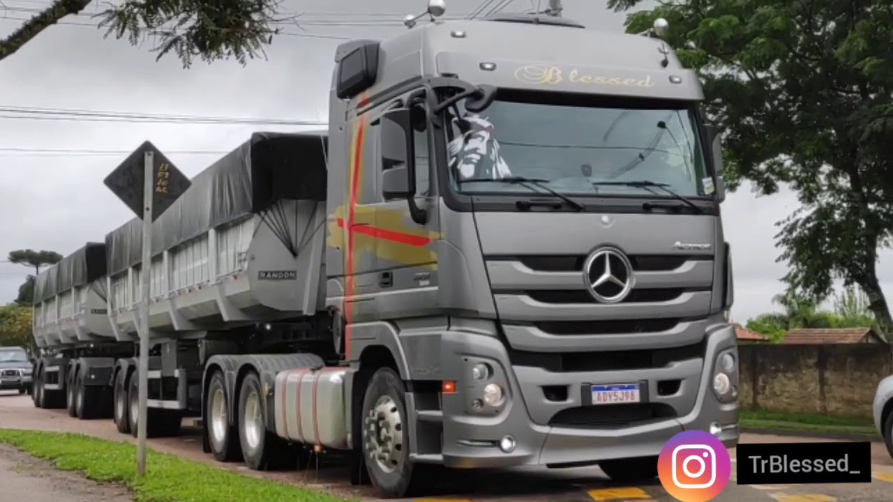 Mercedes Actros &bull; Rodoca&ccedil;amba x Tr Blessed 🙏🏻  Rodando pelo Brasil 🇧🇷