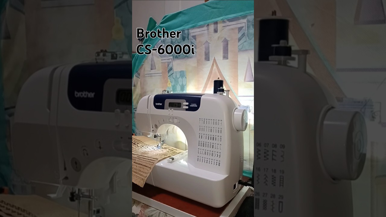 Brother CS-6000i #sewing #maquinadecoser