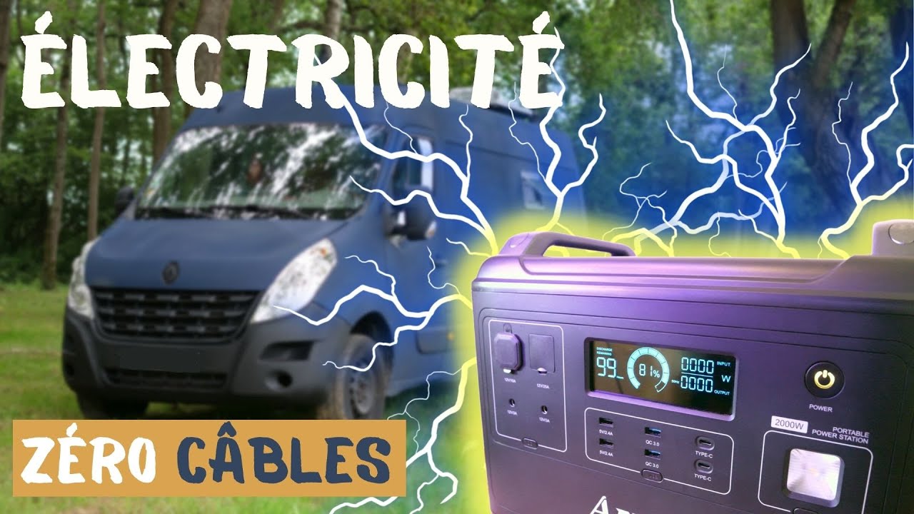 BATTERIE NOMADE 2000W en van ⚡️ : tu peux TOUT BRANCHER ! 🚐🔋 #aferiy #fourgonam&eacute;nag&eacute;