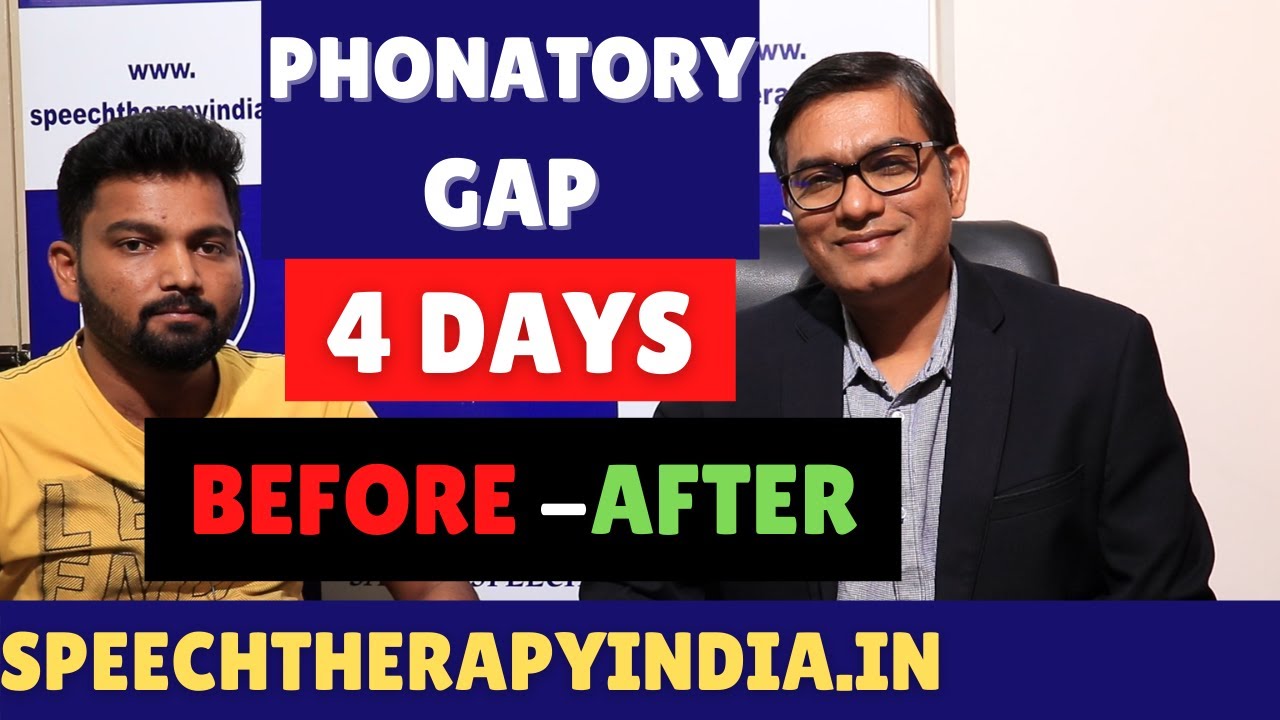 Pre-Post | Phonatory Gap | 4 Days Voice Therapy | By SLP Sanjay Kumar | Breathy Voice Correction