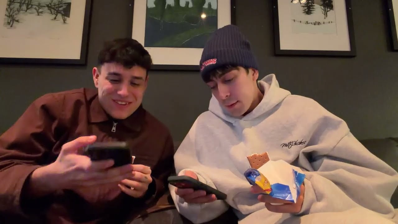 17 minutos comiendo helado