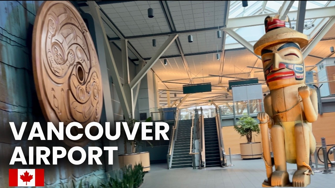 🇨🇦Vancouver International Airport YVR Arrival 🛬Walking Tour in 2025 | Vancouver, BC Canada |4k video