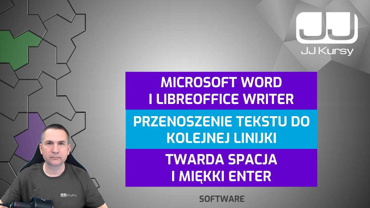 MS Word i LibreOffice Writer - przenoszenie tekstu do kolejnej linijki. Twarda spacja i miękki enter