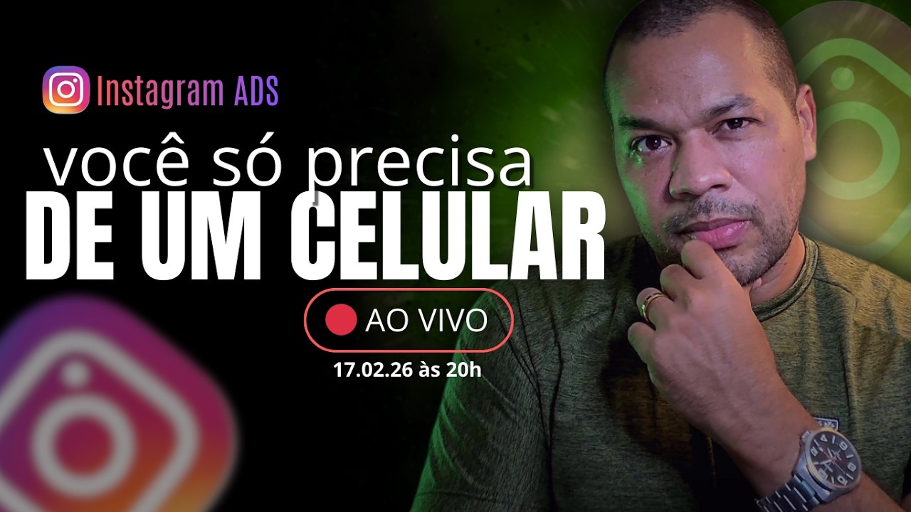 Pare de Jogar Dinheiro Fora no Instagram Ads (Aprenda Ao Vivo Pelo Celular)!