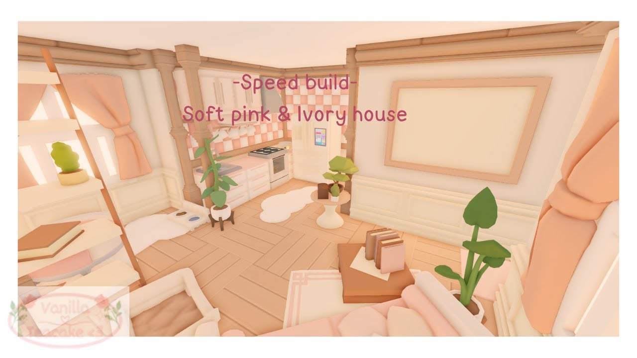 Soft pink & Ivory house -Speed build-