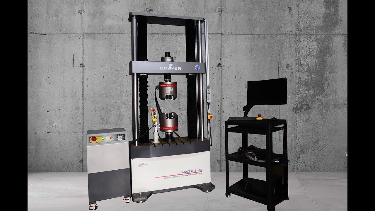 UNITEST-E Series Electro-Mechanical Universal Testing Machine, ASTM A370, ASTM E8, ISO 6892-1