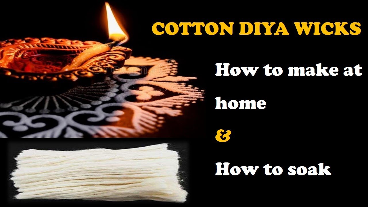 Как сделать хлопковый фитиль для дийи | Фитиль для пуджи | Фитили для ламп | Фитили для дийи | Из...